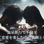 温泉旅行で不倫！隠れて恋愛を楽しむ心の裏側とその後