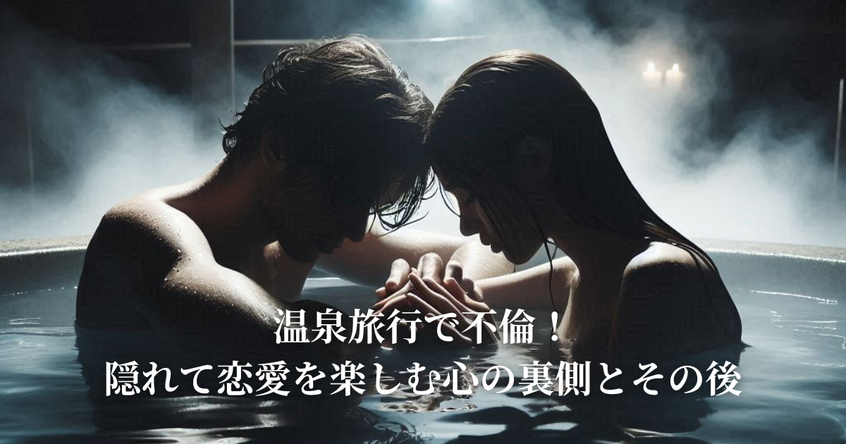 温泉旅行で不倫！隠れて恋愛を楽しむ心の裏側とその後