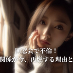 同窓会で不倫！昔の関係が今、再燃する理由とは？