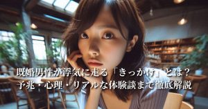 既婚男性が浮気に走る「きっかけ」とは？予兆・心理・リアルな体験談まで徹底解説